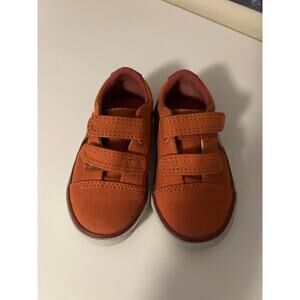NEXT orange kids shoes with rainbow